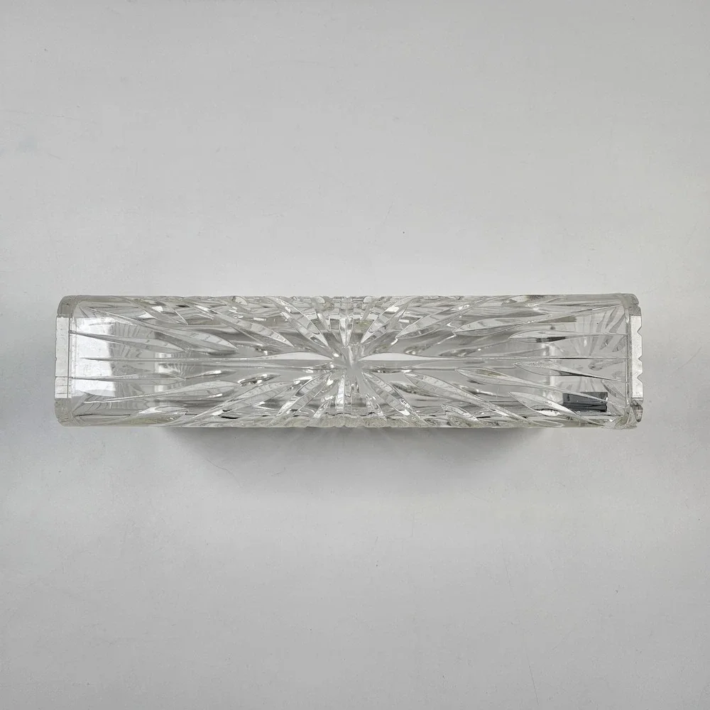 Wilardy Tissue Box Cover Lucite Clear Acrylic Rectangular Vanity Decor‎ VTG Glam